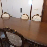 میز نهار خوری ۸ نفره|میز و صندلی غذاخوری|نهبندان, |دیوار