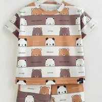 تیشرت شلوارک دخترانه پسرانه پرداخت درب منزل