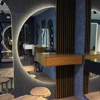 ست آینه قدی بکلایت نیم دایره ترمو وود و شلف دیواری|آینه|مشهد, کشف|دیوار