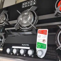 گاز صفحهای شیشهای ترموکوپل تاپ تایم|اجاق گاز و لوازم برقی پختوپز|قم, نیروگاه|دیوار