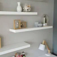 شلف چوبی و MDF طبقه پایه دیواری|کتابخانه، شلف، قفسههای دیواری|تهران, فردوسی|دیوار