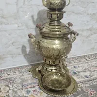 سماور ذغالی برنجی