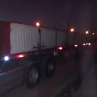 تریلی لبه دار دو محور بالنی