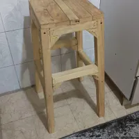 چهارپایه چوبی