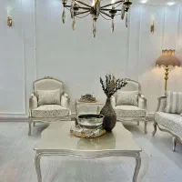 مبل فرانسوی ( سه گل)|مبلمان خانگی و میز عسلی|مشکیندشت, |دیوار