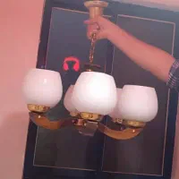 فروش لوستر چوبی ۵ شعله و دیوارکوب