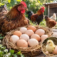 تخم‌مرغ بومی نطفه‌دار مناسب جوجه‌کشی یا خوراکی
