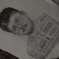 طراحی چهره ـ سیاه قلم