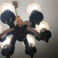 لوستر چوبی|لوستر و چراغ آویز|ارومیه, |دیوار