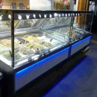 یخچال پرده هوا ، جزیره فروشگاهی ،تاپینگ بستنی