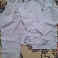 لباس کاراته تا سن ۱۲ سال میخوره سالم وتمیز