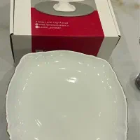 ظروف سرو‌پذیرایی چینی برند لمون لبه طلایی نو