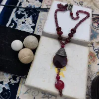 گردنبند طبیعی، اصیل و کلکسیونی،سنگ اسیاب الماس