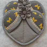 دوخت سرویس اشپزخانه عروس با طرح و پارچه دلخواه|سفره، حوله، دستمال آشپزخانه|تهران, حصارک|دیوار