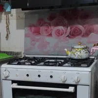 اجاق گاز طرح فر پنج شعله