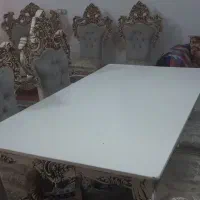 میز نهارخوری ۴ نفره کاملا نو و استفاده نشده تمیز|میز و صندلی غذاخوری|زابل, |دیوار