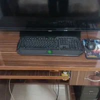 میز کامپیوتر سالم قهوه ای|میز تحریر و کامپیوتر|زنجان, |دیوار