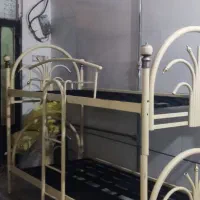 تخت‌خواب‌دوطبقه‌کاملاسالم‌همراه‌تشک|تخت و سرویس خواب|اقبالیه, |دیوار