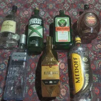 بطری شیشه ای دکوری