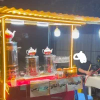 گاری کبابی و چایی