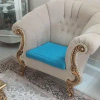 مبل راحتی ۷نفره در حد نو|مبلمان خانگی و میز عسلی|خوی, |دیوار