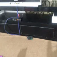 میز تلویزیون آم دی اف دو تیکه