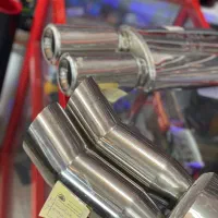 منبع اگزوز فوق حرفه ای تمام استیل