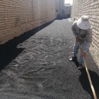 اسفالت محوطه سازی و ایزوگام جدول