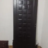 درب چوبی سرویس بهداشتی