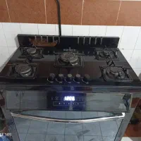 گاز دیجیتالی صفحه شیشه ای طرح فر