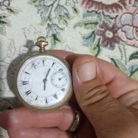 ساعت کوکی جیبی قدیمی قاجاری.