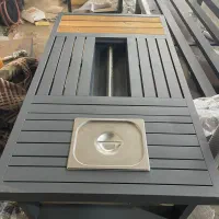 صندلی مهتاب اتشدان ۸ ضلعی مبل بامبو