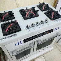 اجاق گاز طرح فر ۵شعله ترموکوبل دار طرح جدید