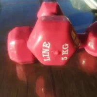 دمبل رکورد مدل A . یک جفت ۵ کیلویی