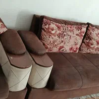 مبل هفت نفره تمیز و سالم|مبلمان خانگی و میز عسلی|شاهرود, |دیوار