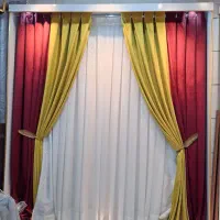 فروش دکور مغازه حریر مخمل و استر|پرده، رانر، رومیزی|شیراز, احمدآباد|دیوار