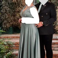 لباس مجلسی پسته ای