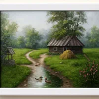 تابلو نقاشی طبیعت