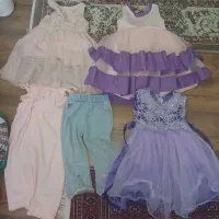 ۱۵۲تیکه لباس دخترانه تروتمیزاز۵سال تا۱۰سال