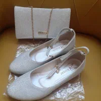 ست کیف و کفش مجلسی طرح لمه