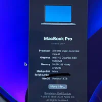 Macbook pro 2017/500 SSD/15 inch/16 ram|رایانه همراه|تبریز, |دیوار
