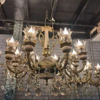 لوستر سنگی|لوستر و چراغ آویز|اصفهان, باغ فدک|دیوار