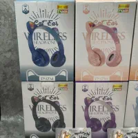 هدفون بلوتوثی گربه ای خرگوشی بارنگبندی MZ47 نورRGB|لوازم جانبی موبایل و تبلت|کرج, گلشهر|دیوار