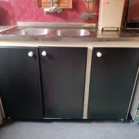 کابینت و هود سینگ کار کرده در حد نو