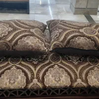 ست شاه نشین وکناره پارچه های ترک|پشتی|بروجرد, |دیوار