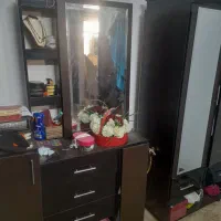 کمد دیواری و آینه دراور