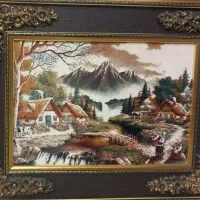 تابلو فرش منظره