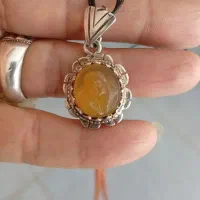 پلاک نقره شمایل عقیق یمن|جواهرات|کرمانشاه, |دیوار