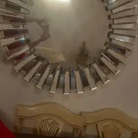 آینه گرد سایز ۸۰ مدل ونیزی