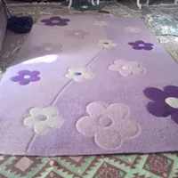 فرش ماشینی وکناری صورتیه ۲تومان کناری ۳۰۰